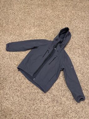 Bench Men's Hooded Windbreaker Jacket - Dark Gray